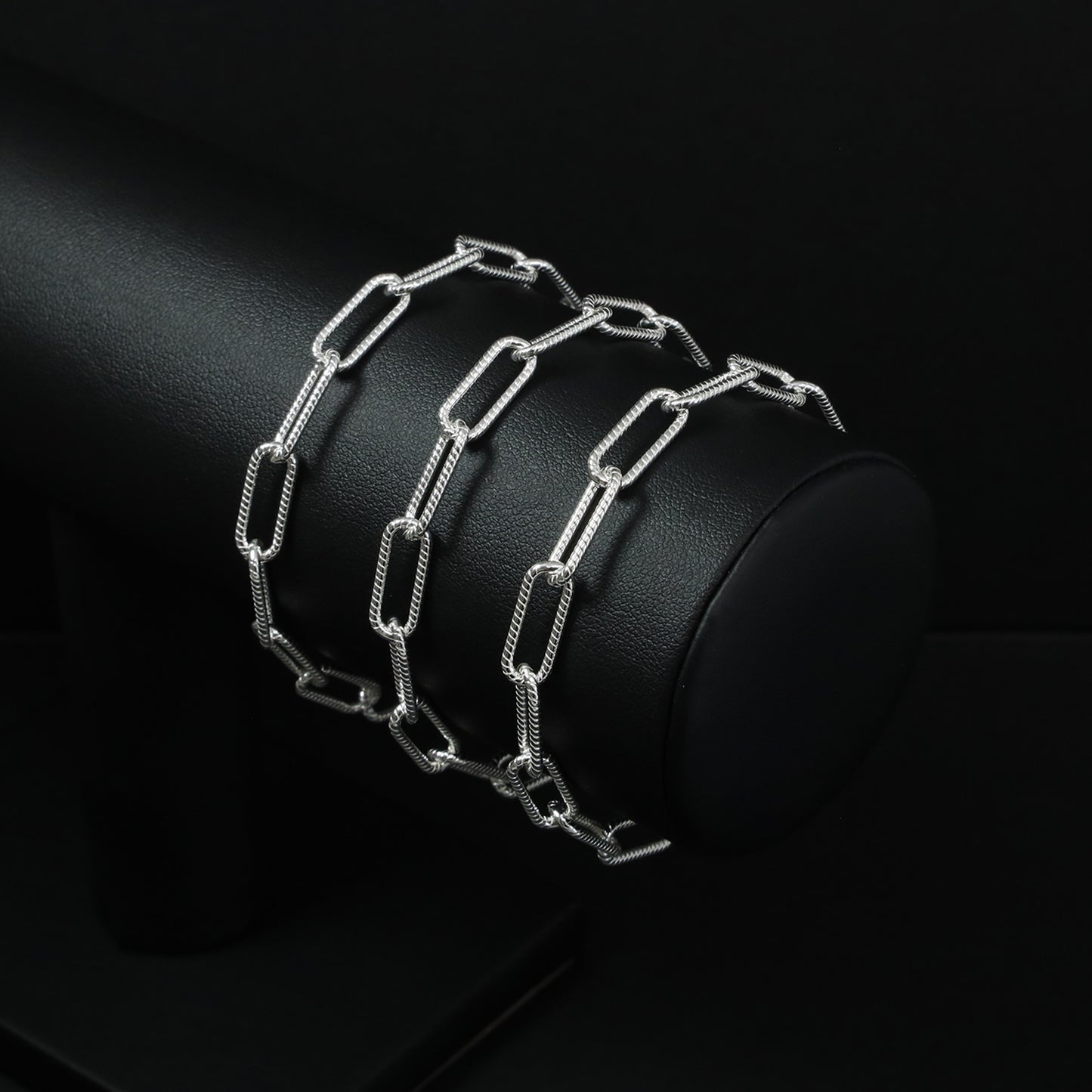 KAY - Paperclip Bracelet in Silver, 18cm