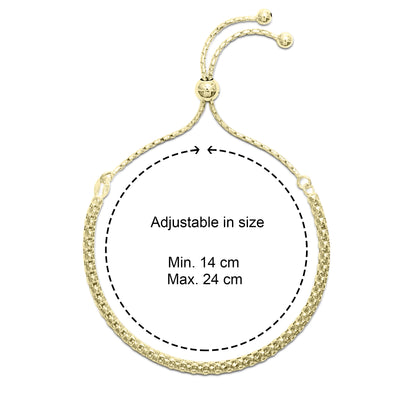 GRACE - Fancylink Adjustable Bracelet in Gold