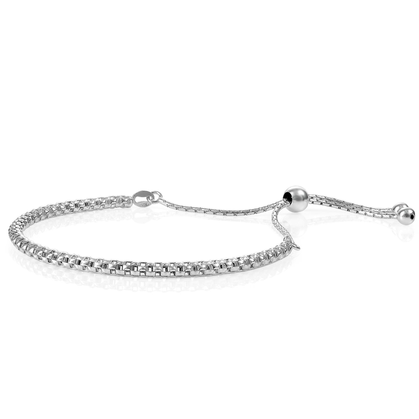 GRACE - Fancylink Adjustable Bracelet in Silver