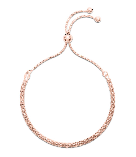 GRACE - Fancylink Adjustable Bracelet in Rose Gold