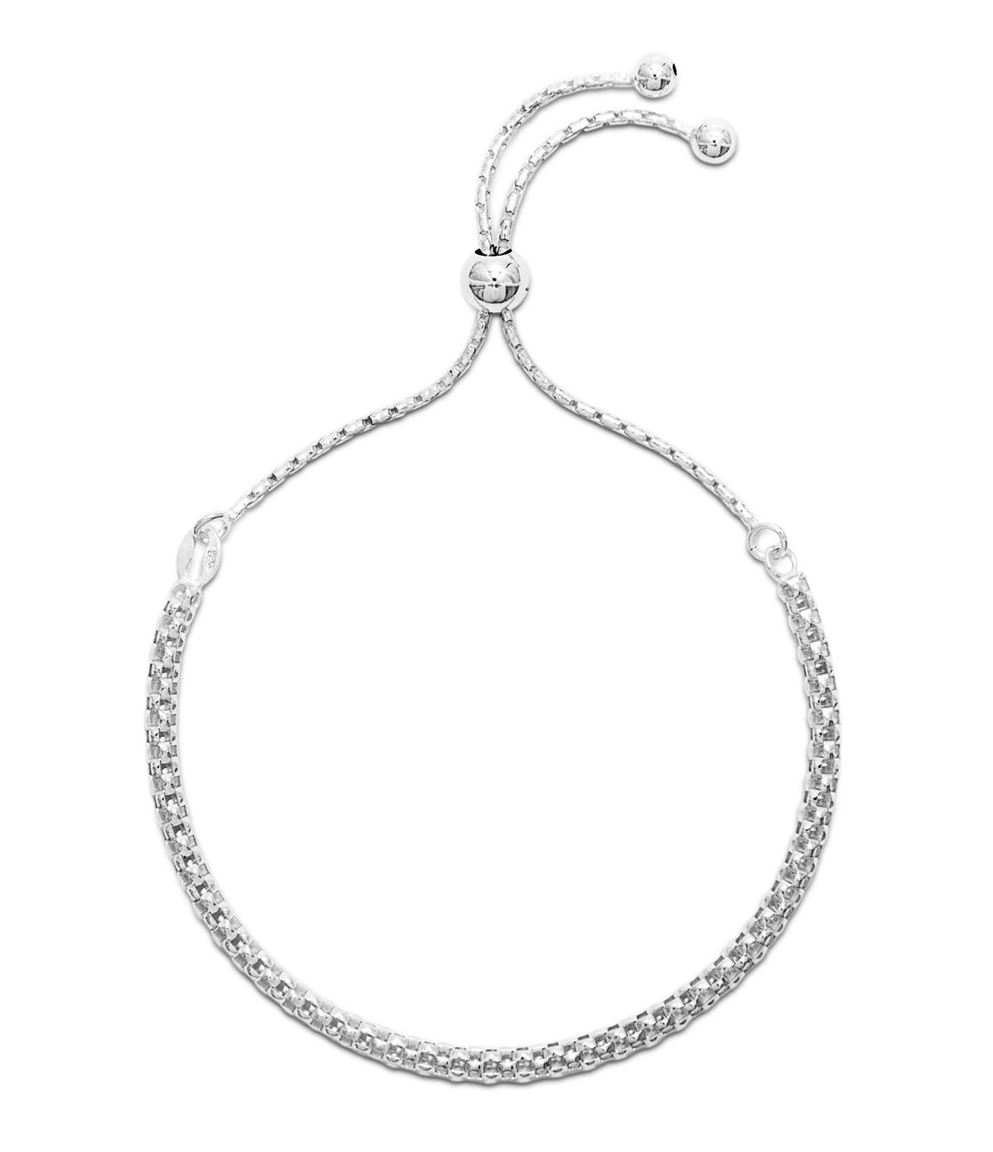 GRACE - Fancylink Adjustable Bracelet in Silver