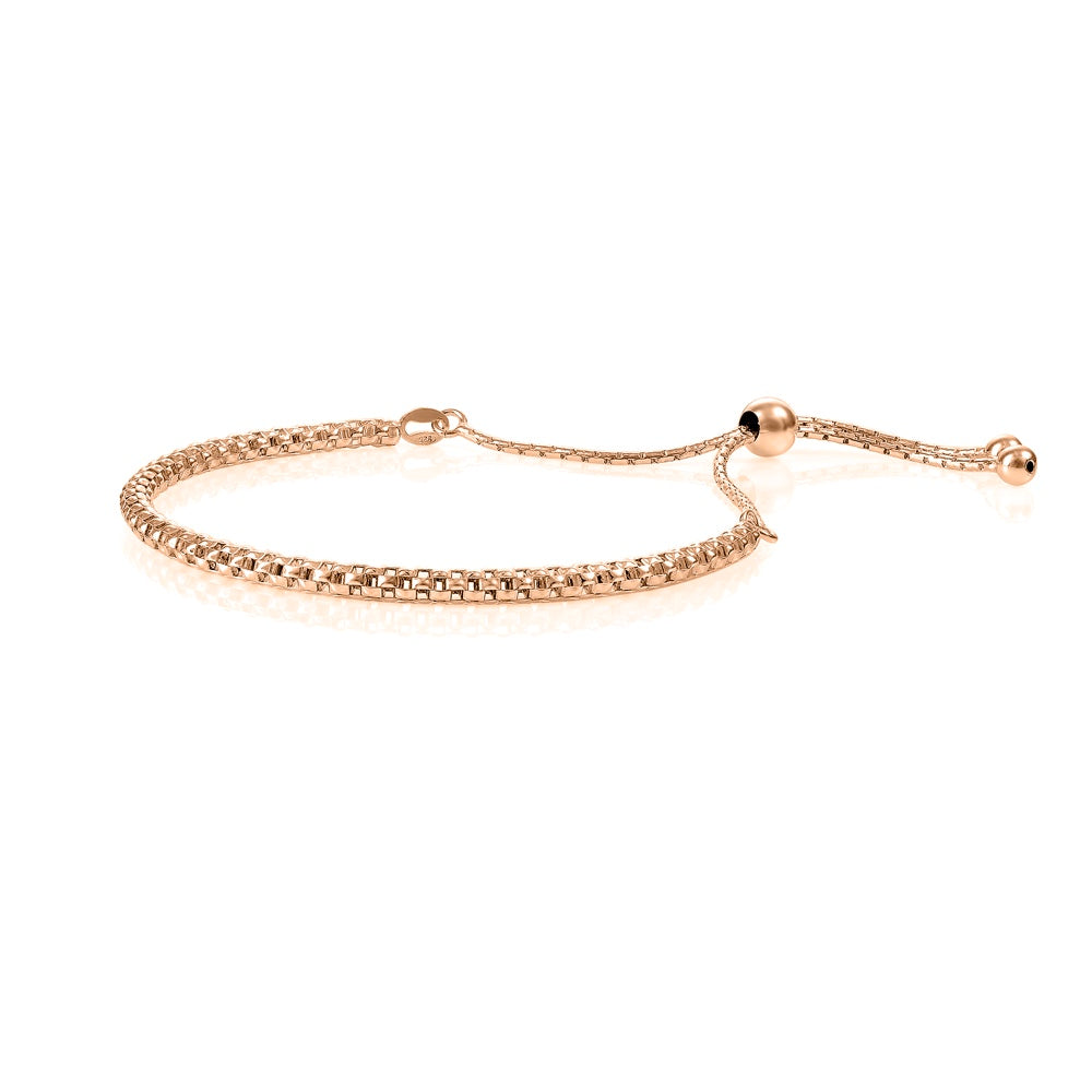 GRACE - Fancylink Adjustable Bracelet in Rose Gold